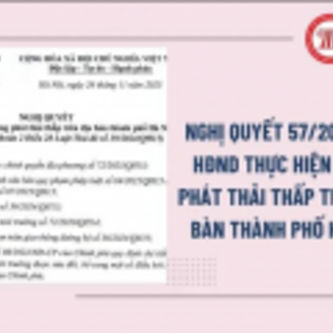 Triển khai thực hiện Nghị quyết số 57/2025/NQ-HĐND ngày 26/11/2025 của HĐND Thành phố Hà Nội về việc quy định thực hiện vùng phát thải thấp